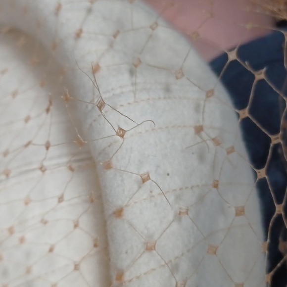 Vintage I. Magnin Felt & netting Hat - Picture 8 of 8